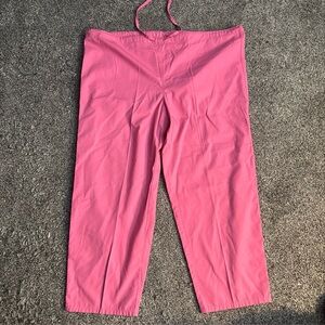 Tafford Scrub Pants Women’s (LS) Large Short Stretch Waist Bubblegum Pink